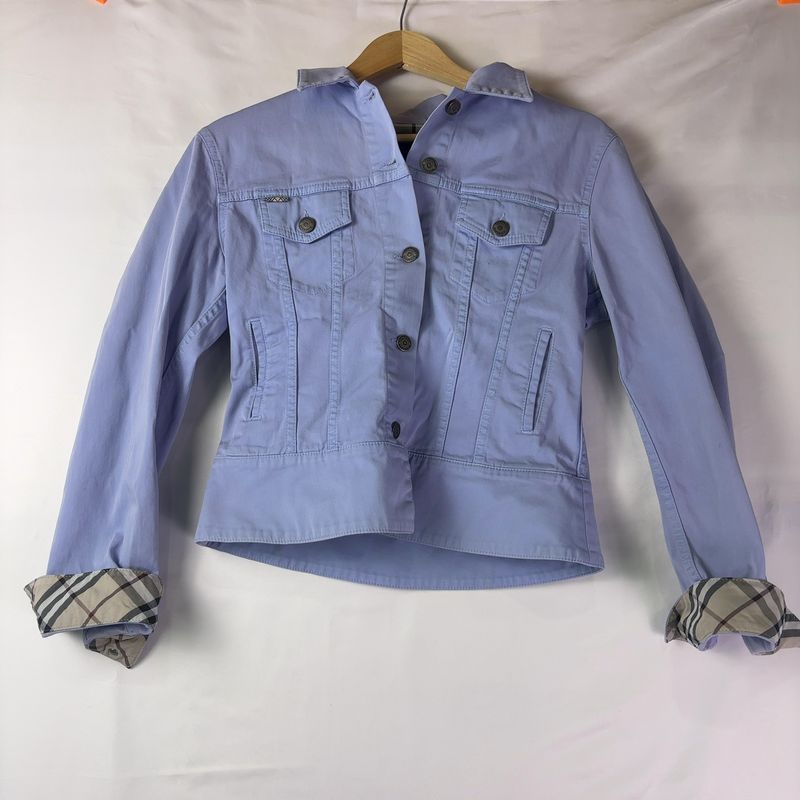 Burberry Light Lavender Jean Jacket